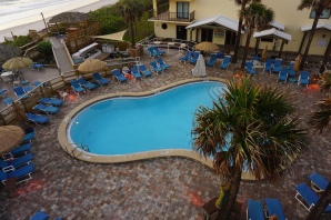 View of the pool from our unit
